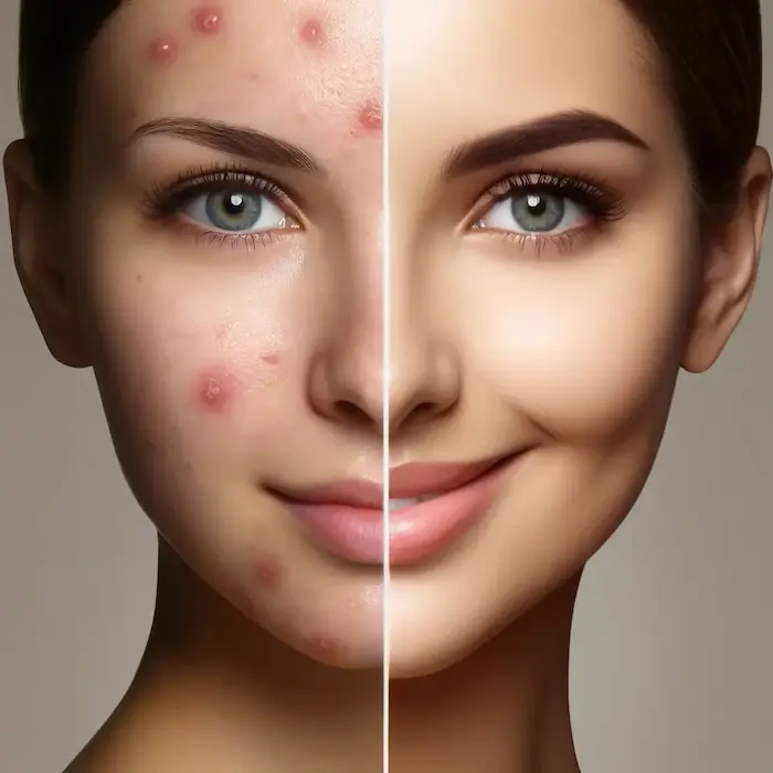 جوش روی پوست خانم و راز داشتن پوست سالم و بدون جوش در بهار 94574343345