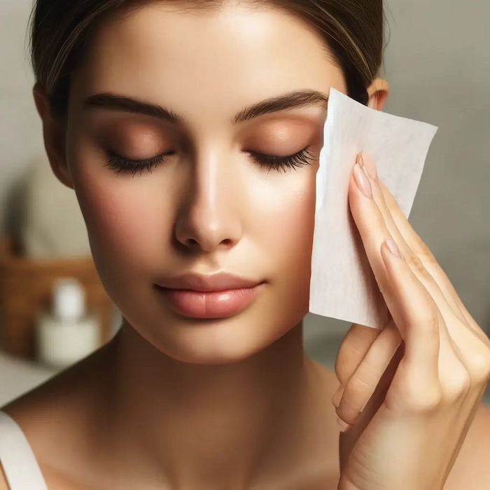 تشخیص نوع پوست با دستمال کاغذی 65165841