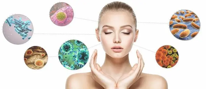 رشد میکروبیوم های پوستی 54574564521