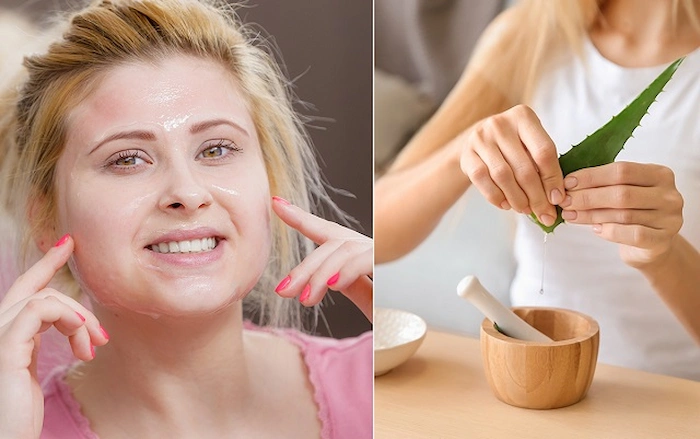 استفاده از ژل طبیعی آلوئه ورا برای کلاژن‌ سازی طبیعی 524754341