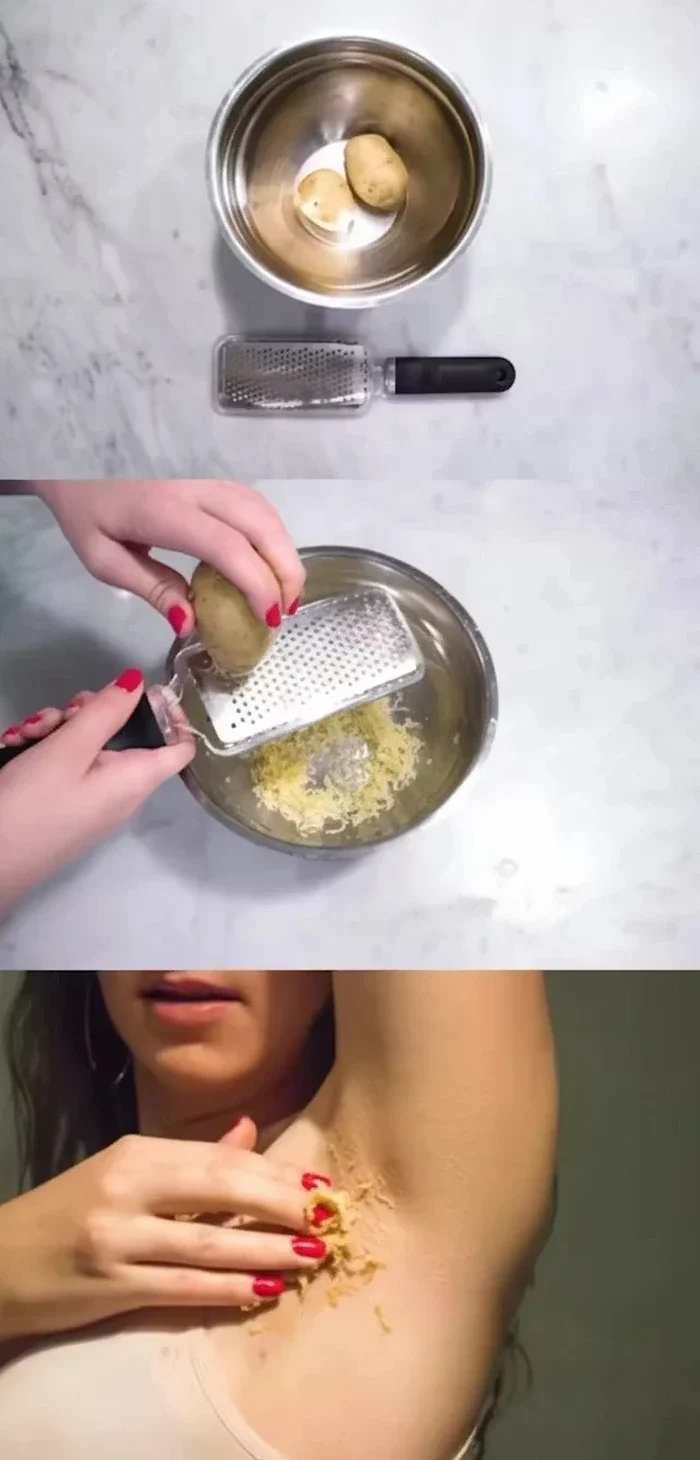 سیب زمینی برای از بین بردن تیرگی زیربغل 165416418