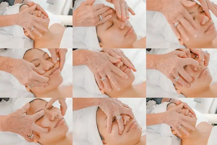 مراحل و تکنیک های ماساژ صورت با دست 65456454531
